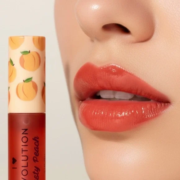 Revolution Tasty Peach Lip Oil - Picture 3 of 8